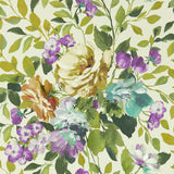 CLARKE AND CLARKE - BLOOM- AMETHYST WP - Wallcovering by the Roll
