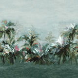 CLARKE AND CLARKE - ALBERI- TEAL/FUCH BANNER - Wallcovering by the Piece