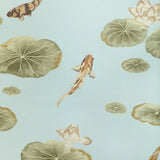 KRAVET COUTURE - LOTUS POND WP- FRESHWATER - Wallcovering by the Roll