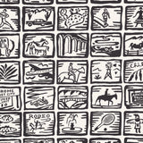 KRAVET COUTURE - ARIZONA SKETCHBOOK WP- COAL - Wallcovering by the Roll
