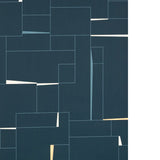 KRAVET COUTURE - COUNTERCULTURE- INDIGO - Wallcovering by the Roll