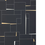 KRAVET COUTURE - COUNTERCULTURE- EBONY - Wallcovering by the Roll