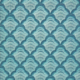 Maxwell - CALICO SHELL (WP) - AQUA - Wallcovering by the 11 Yard Roll