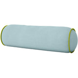 Laura Park 36" Round Bolster Pillow - For Queen/Full Beds - Blue and Green