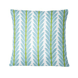 Laura Park - 22x22 Outdoor Pillows - Frond French Blue