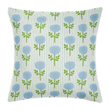 Laura Park - 22' x 22' Euro Pillow Bundle - Marigold Ticking Stripe Blue