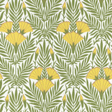 Maxwell - FLORAL FANFARE (WP) - VIVID YELLOW - Wallcovering by the 11 Yard Roll