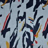 Painterly - # 202 azure- Maxwell Fabric By The Yard
