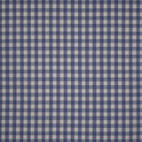 Vichy check - # 124 french blue- Maxwell Fabric By The Yard
