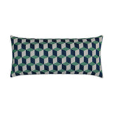 Outdoor Puzzle Lumbar Pillow - Emerald - DV Kap