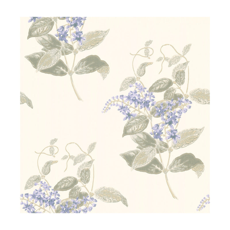 COLE & SON - MADRAS VIOLET- VIOLET & GREY - Wallcovering by the Roll VIOLET & GREY
