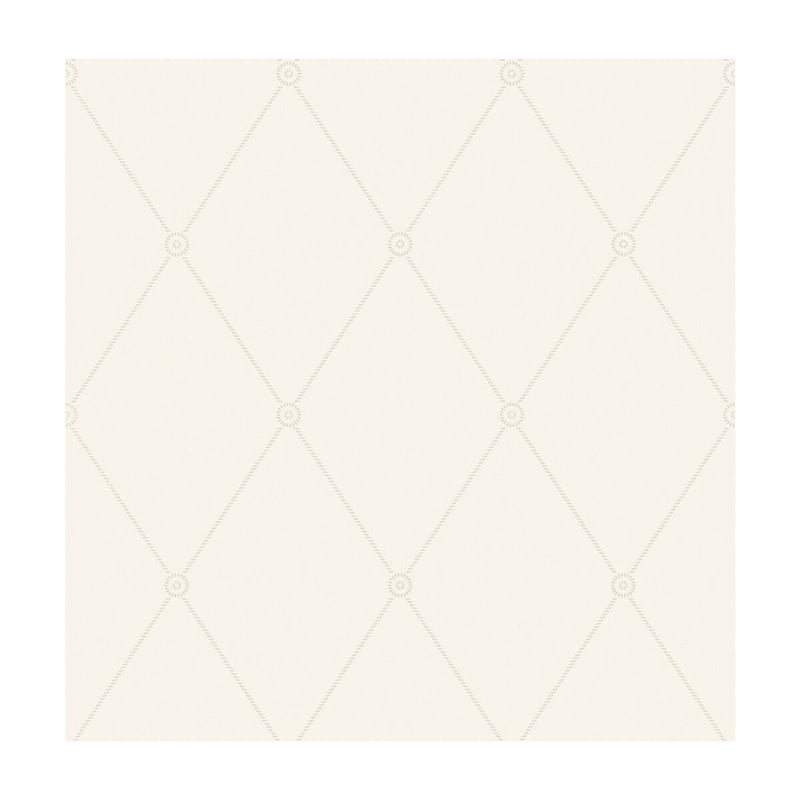 COLE & SON - LARGE GEORGIAN ROPE TRELLIS- IVORY - Wallcovering by the Roll IVORY