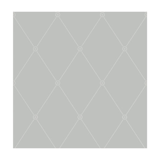 COLE & SON - LARGE GEORGIAN ROPE TRELLIS- GREY - Wallcovering by the Roll GREY