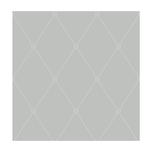 COLE & SON - LARGE GEORGIAN ROPE TRELLIS- GREY - Wallcovering by the Roll GREY