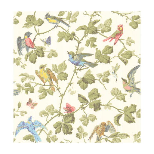 COLE & SON - WINTER BIRDS- MULTI-COLOURED - Wallcovering by the Roll MULTI-COLOURED