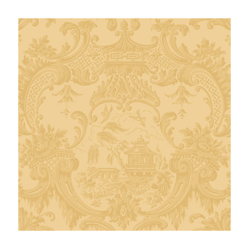 COLE & SON - CHIPPENDALE CHINA- YELLOW - Wallcovering by the Roll YELLOW