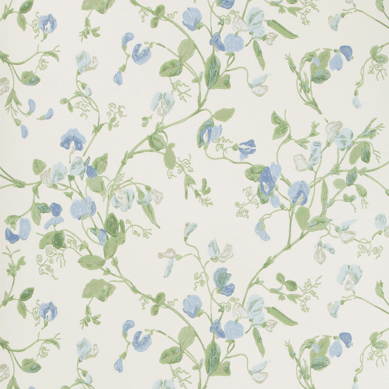COLE & SON - SWEET PEA- BLUE - Wallcovering by the Roll BLUE