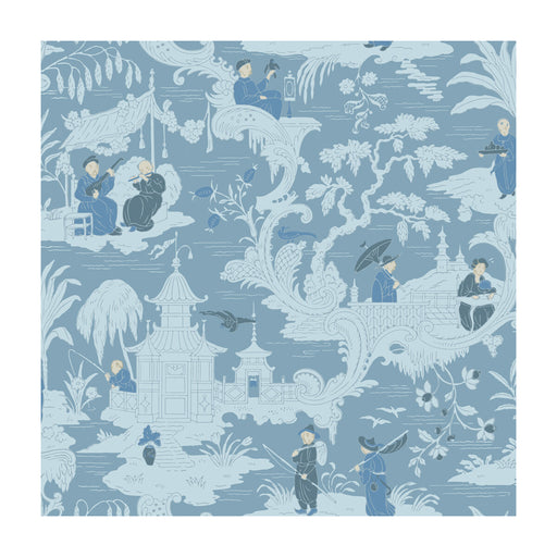 COLE & SON - CHINESE TOILE- BLUE - Wallcovering by the Roll BLUE