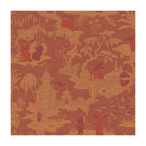 COLE & SON - CHINESE TOILE- RED - Wallcovering by the Roll RED