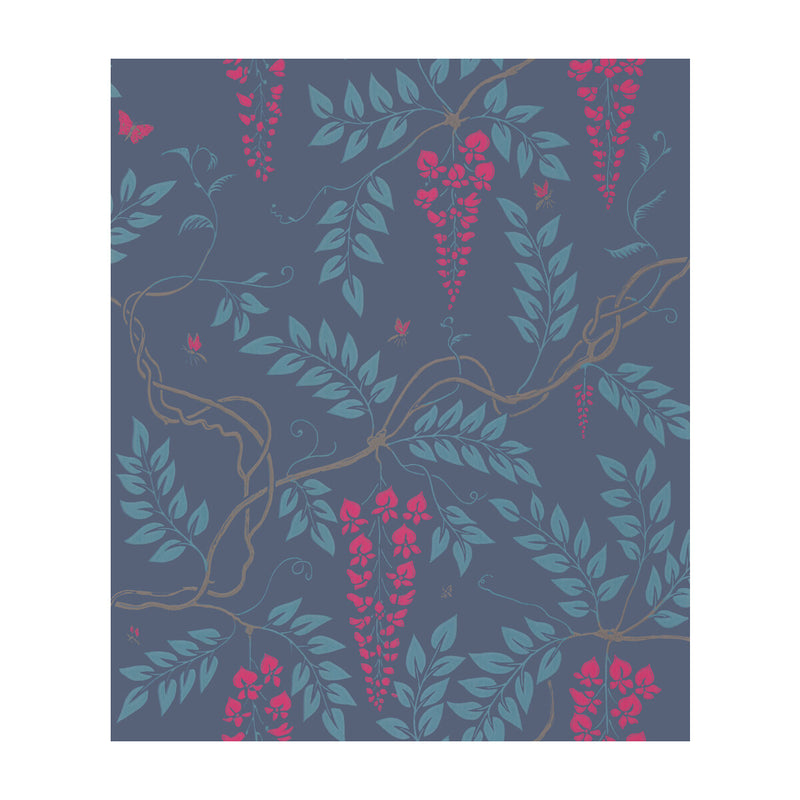 COLE & SON - EGERTON- INDIGO - Wallcovering by the Roll INDIGO