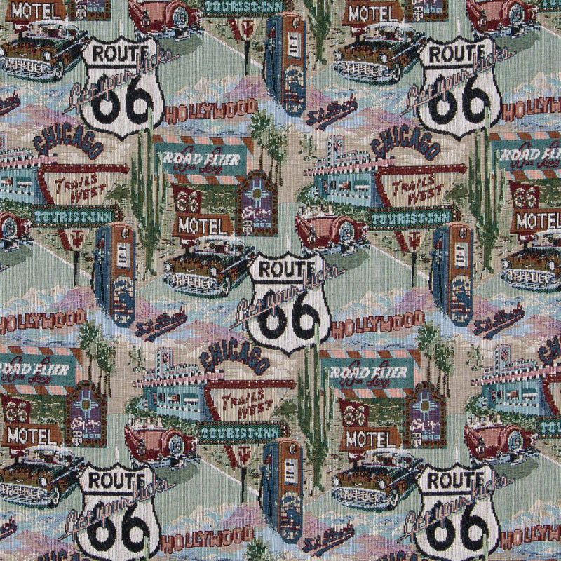 Charlotte - 1011 - Route 66 - Fabric by the Yard Route 66