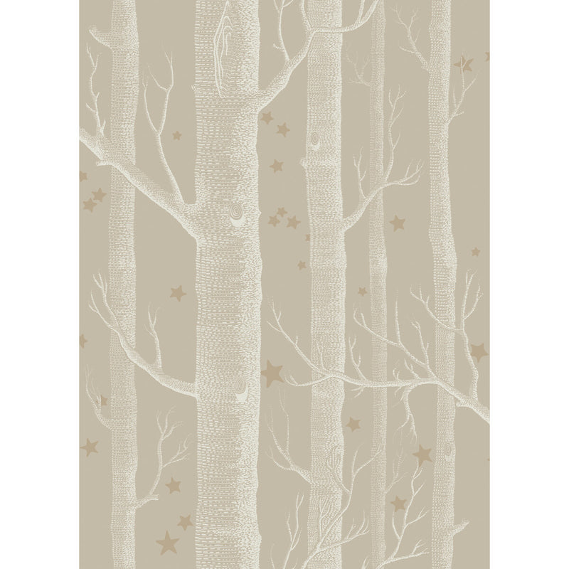 COLE & SON - WOODS & STARS- LINEN - Wallcovering by the Roll LINEN