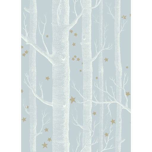 COLE & SON - WOODS & STARS- POWDER BLUE - Wallcovering by the Roll POWDER BLUE