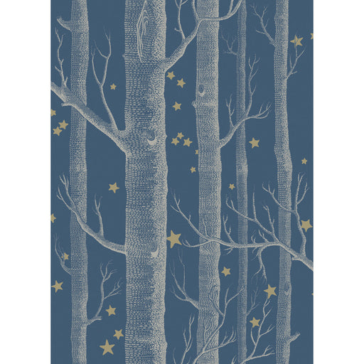 COLE & SON - WOODS & STARS- MIDNIGHT - Wallcovering by the Roll MIDNIGHT