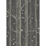 COLE & SON - WOODS & STARS- CHARCOAL - Wallcovering by the Roll