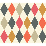 COLE & SON - PUNCHINELLO- MULTI-COLOUR - Wallcovering by the Roll