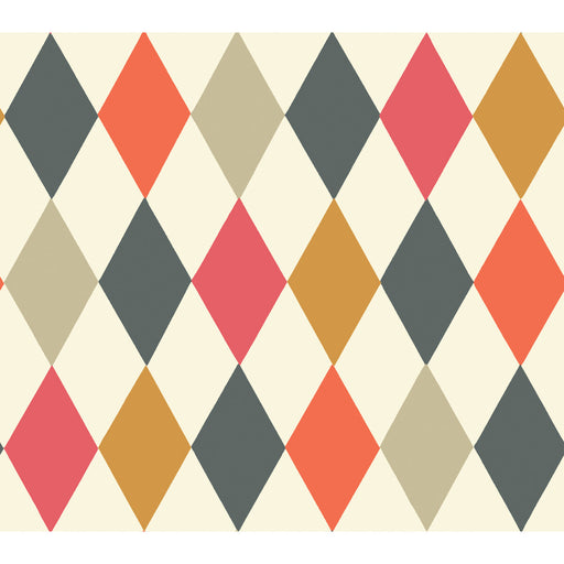 COLE & SON - PUNCHINELLO- MULTI-COLOUR - Wallcovering by the Roll MULTI-COLOUR
