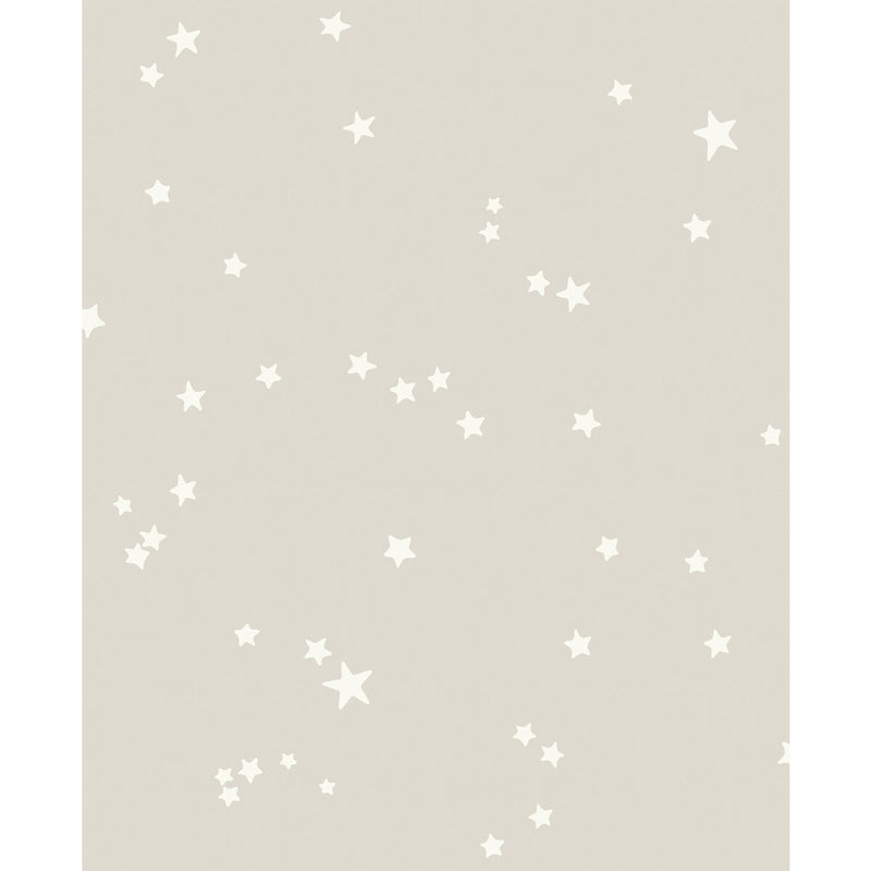 COLE & SON - STARS- GREY & WHITE - Wallcovering by the Roll GREY & WHITE