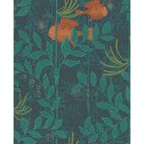 COLE & SON - NAUTILUS- DARK GREEN - Wallcovering by the Roll