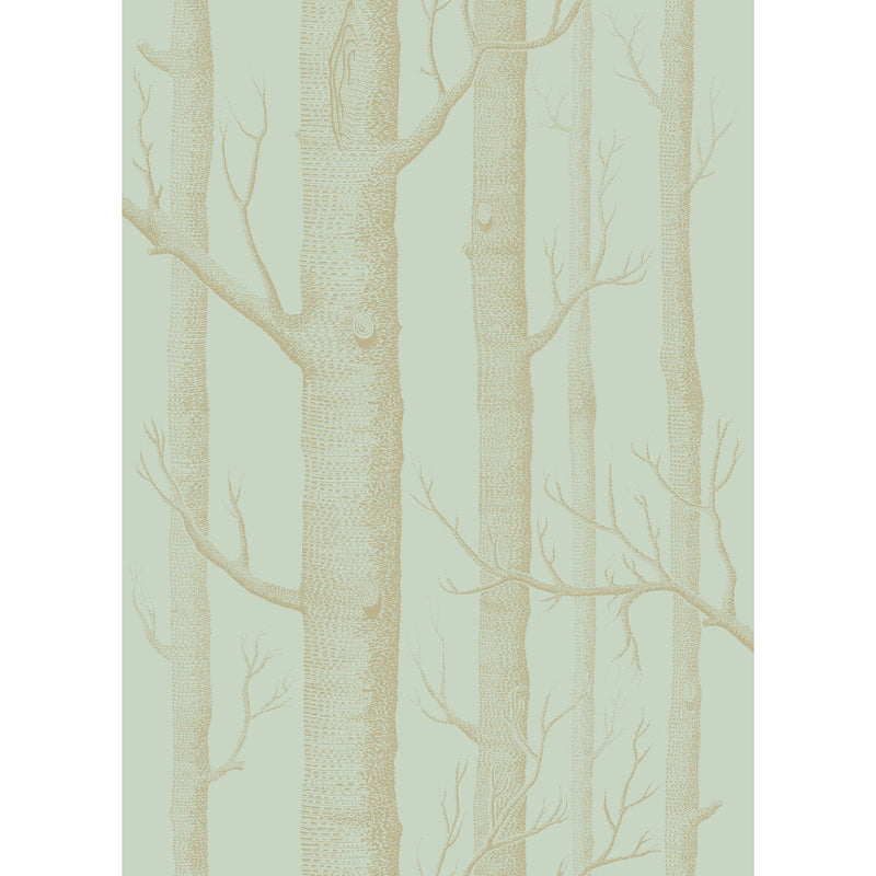 COLE & SON - WOODS- GREEN/GOLD - Wallcovering by the Roll GREEN/GOLD