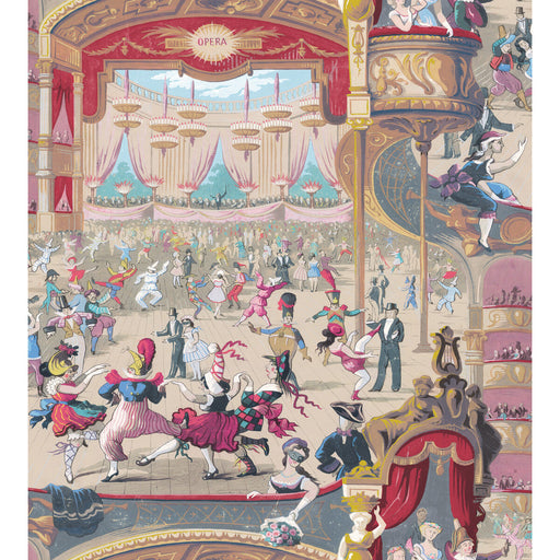 COLE & SON - CABARET- RED & YELLOW - Wallcovering by the Roll RED & YELLOW
