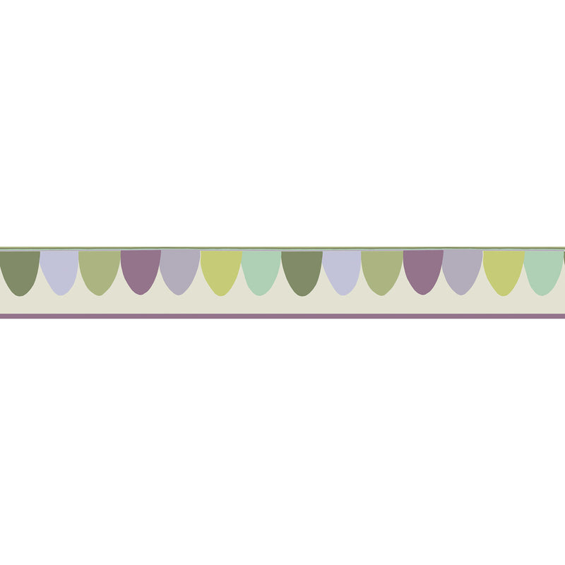 COLE & SON - SCARAMOUCHE- PURPLE&GREEN - Wallcovering by the Roll PURPLE&GREEN
