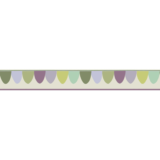 COLE & SON - SCARAMOUCHE- PURPLE&GREEN - Wallcovering by the Roll PURPLE&GREEN