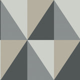 COLE & SON - APEX GRAND- GREY AND BLACK - Wallcovering by the Roll
