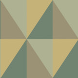 COLE & SON - APEX GRAND- GREEN - Wallcovering by the Roll