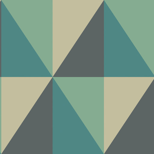 COLE & SON - APEX GRAND- TEAL - Wallcovering by the Roll TEAL