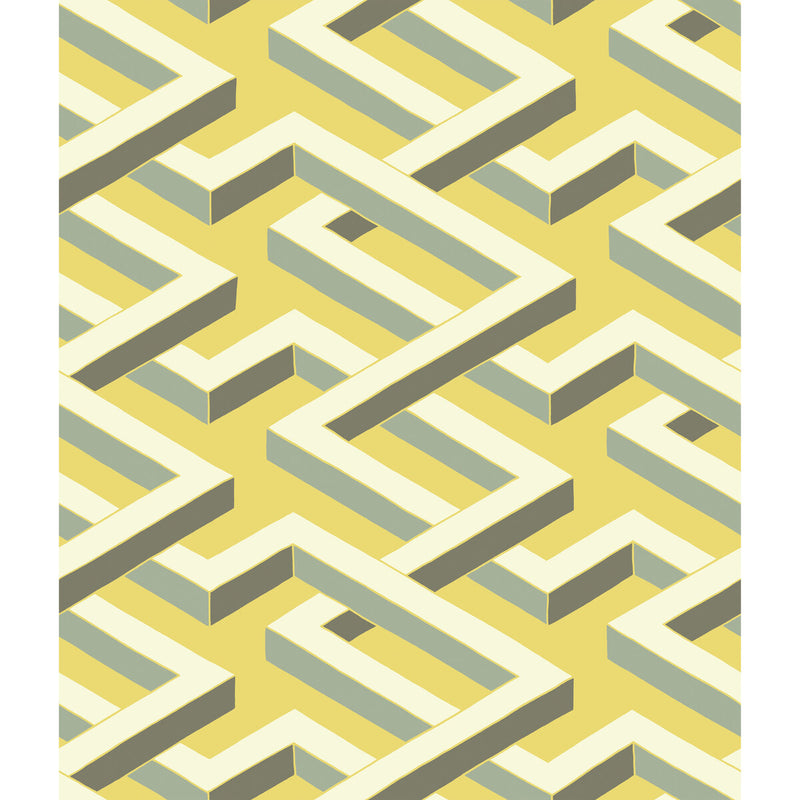 COLE & SON - LUXOR- GREEN - Wallcovering by the Roll GREEN