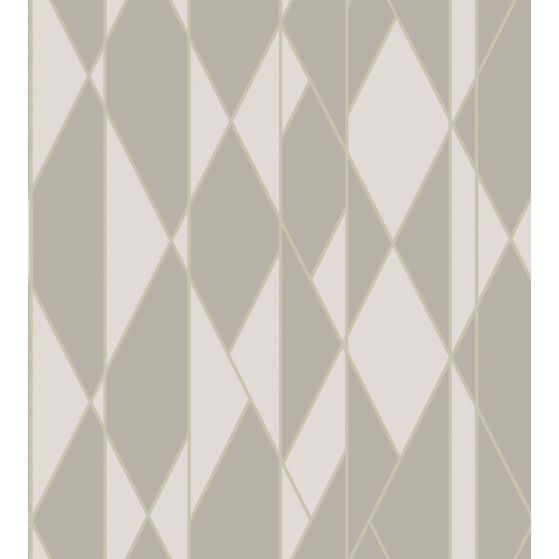 COLE & SON - OBLIQUE WP- GREY AND WHITE - Wallcovering by the Roll GREY AND WHITE