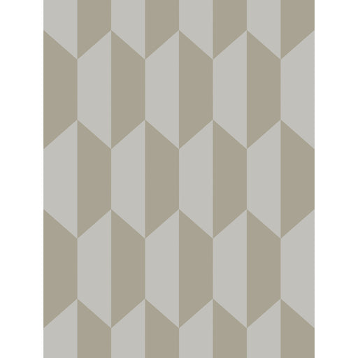 COLE & SON - TILE- GREY AND SILVER - Wallcovering by the Roll GREY AND SILVER