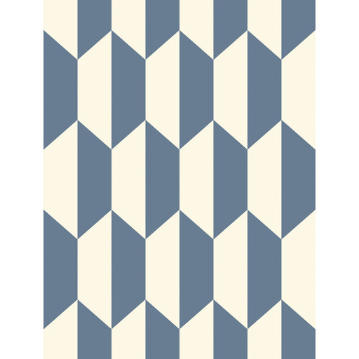 COLE & SON - TILE- BLUE AND WHITE - Wallcovering by the Roll BLUE AND WHITE