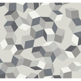 COLE & SON - PUZZLE- BLACK AND WHITE - Wallcovering by the Roll