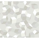 COLE & SON - PUZZLE- WHITE ON WHITE - Wallcovering by the Roll