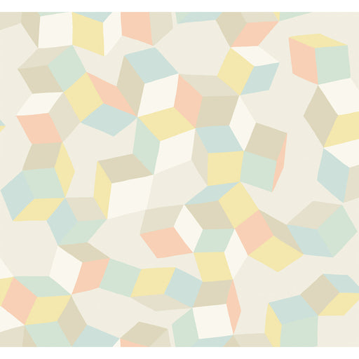COLE & SON - PUZZLE- PALE PASTEL - Wallcovering by the Roll PALE PASTEL