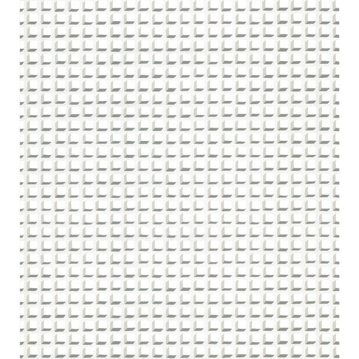 COLE & SON - MOSAIC- WHITE AND WHITE - Wallcovering by the Roll WHITE AND WHITE