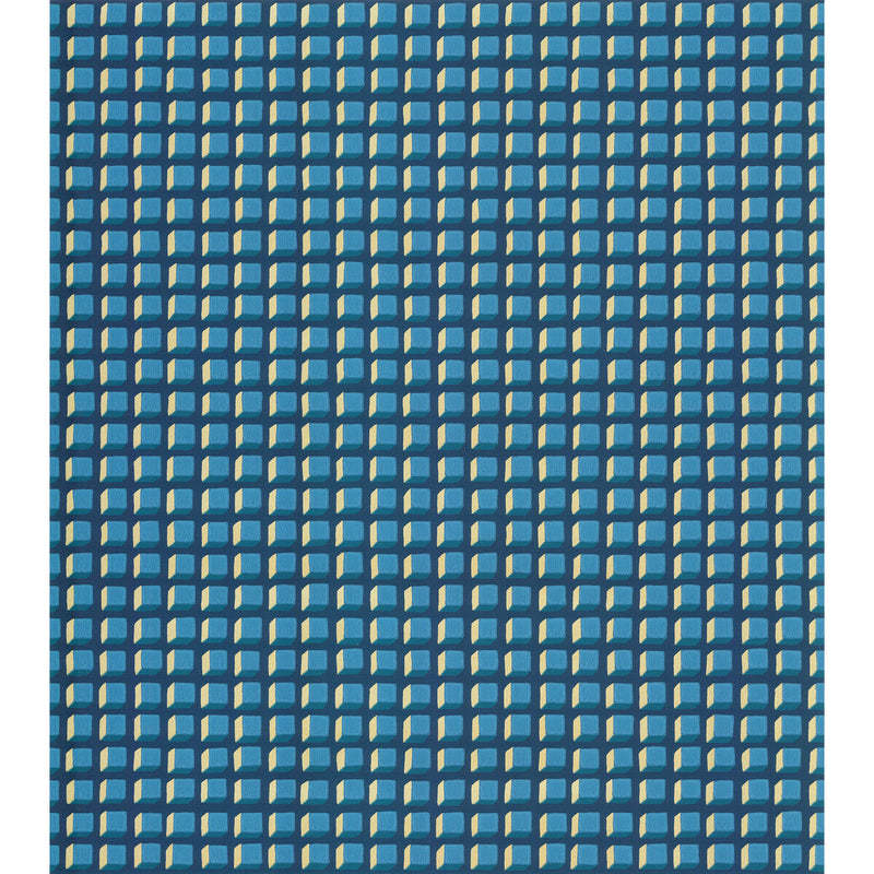 COLE & SON - MOSAIC- BLUE AND GOLD - Wallcovering by the Roll BLUE AND GOLD