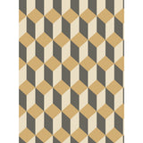COLE & SON - DELANO- GOLD AND BLACK - Wallcovering by the Roll